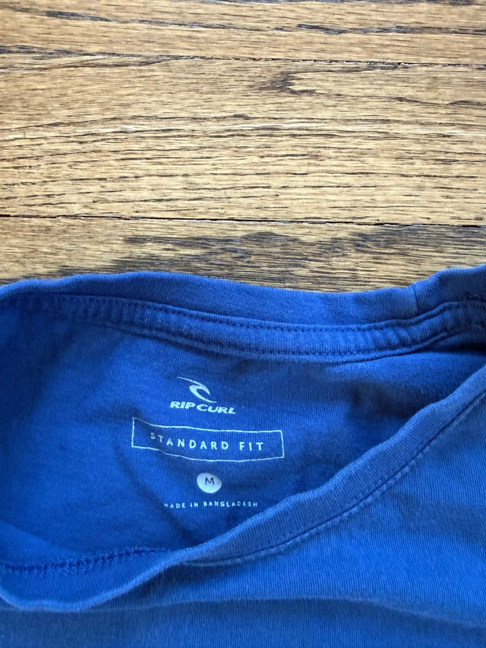 Men’s Rip Curl Royal Blue Short Sleeve Logo Tee